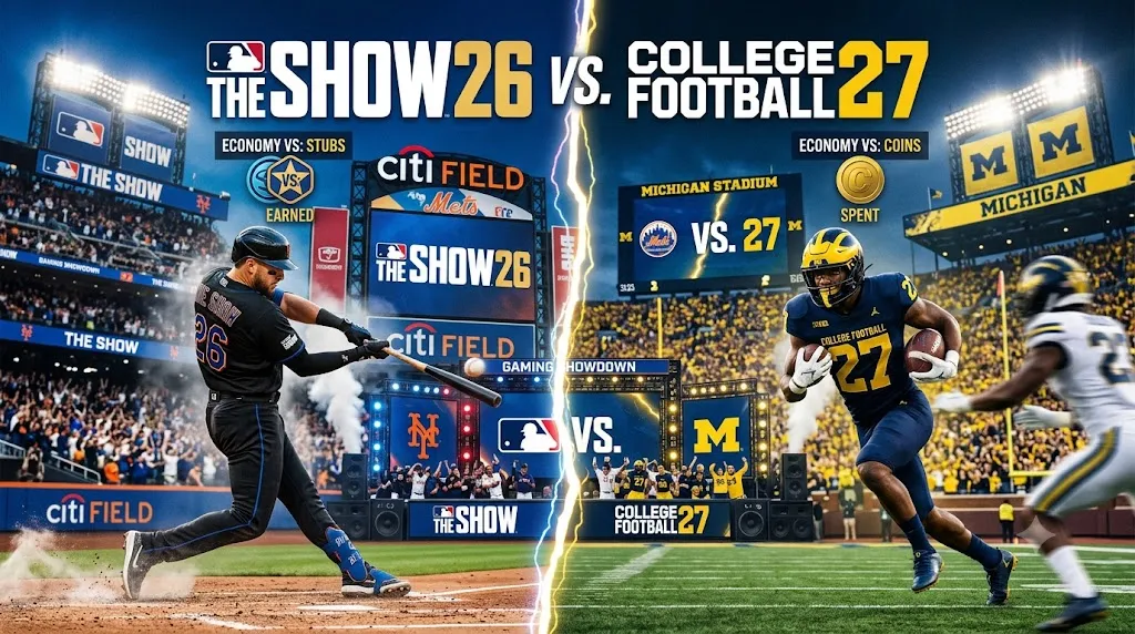MLB The Show 26 vs. College Football 27