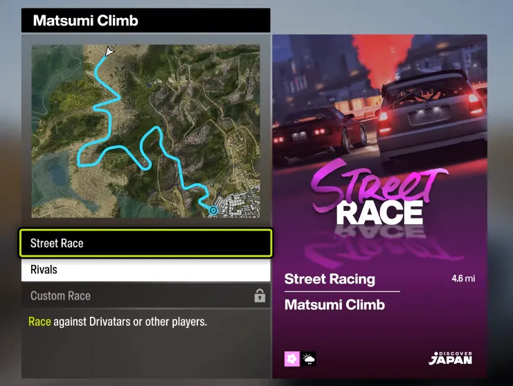 Forza Horizon 6 Matsumi Climb Street Racing Event