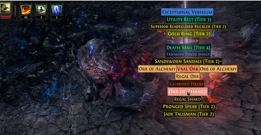 PoE 2 The Aberration Boss Drops