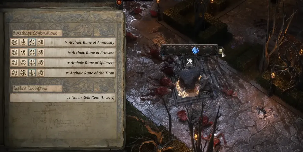 PoE 2 Runic Recipes