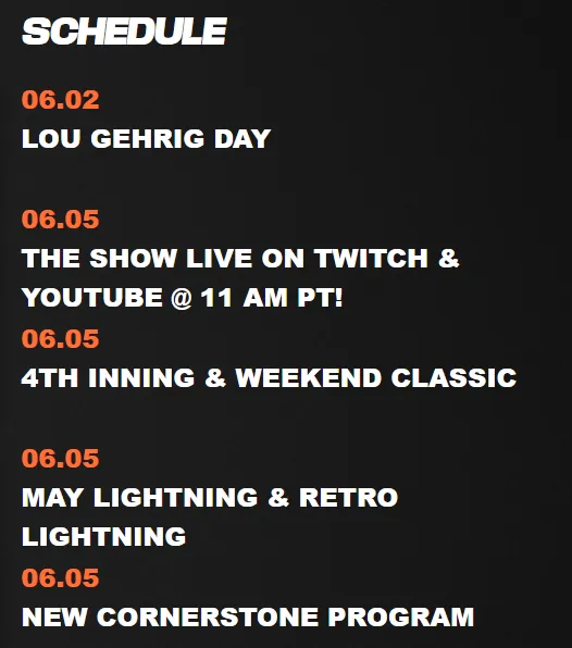 MLB The Show 26 Lou Gehrig Day