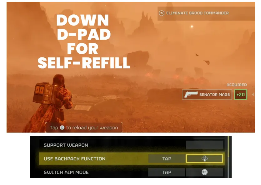 Helldivers 2 Resupplying Yourself