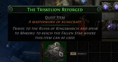 PoE 2 The Triskelion Reforged