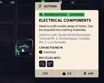 Arc Raiders Electrical Component