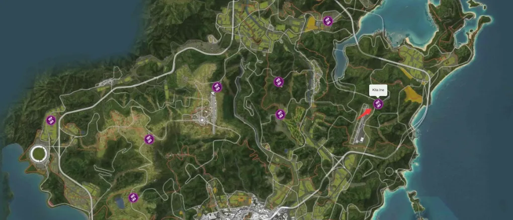 Forza Horizon 6 Kita Ine Map Location