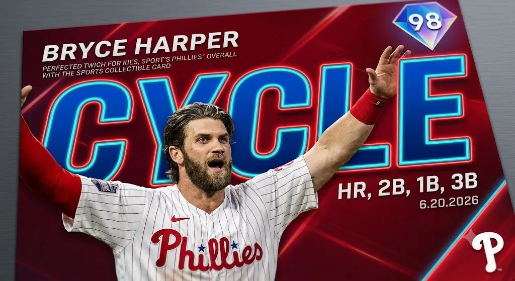 Cycle Milestone Series Bryce Harper in MLB The Show 26