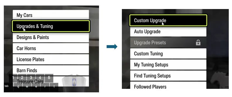 FH6 Open Upgrades Tuning