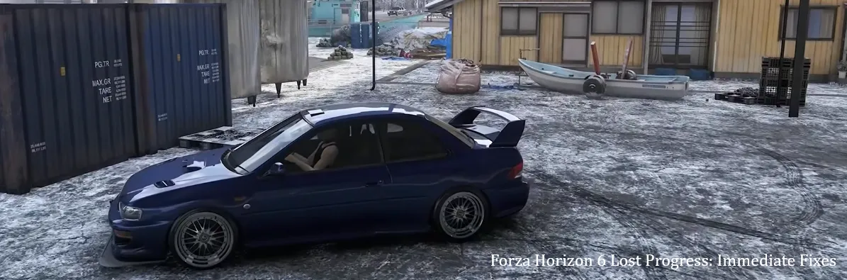 Forza Horizon 6 Lost Progress: Immediate Fixes