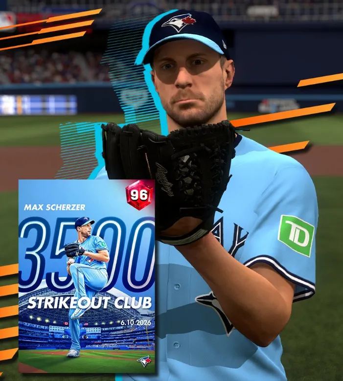MLB 26 Max Scherzer, 96 Milestone