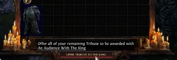 PoE 2 Offer Tribute to The King