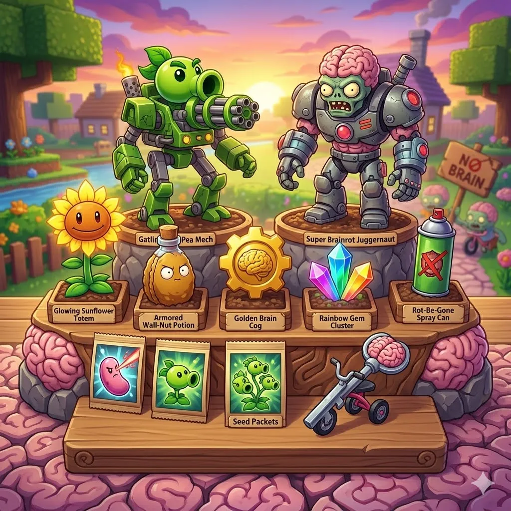 Roblox Plants vs Brainrots Items