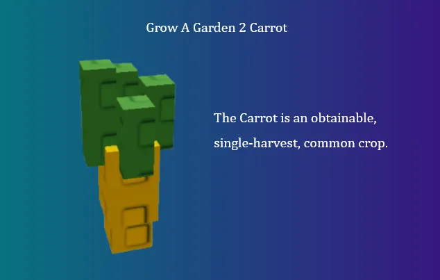 Grow A Garden 2 Carrot
