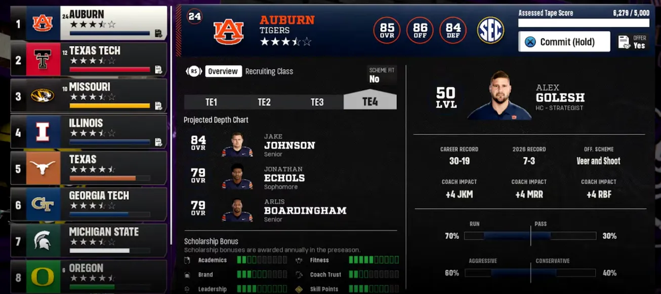 College Football 27 Recruiting