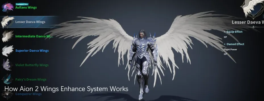 How Aion 2 Wings Enhance System Works
