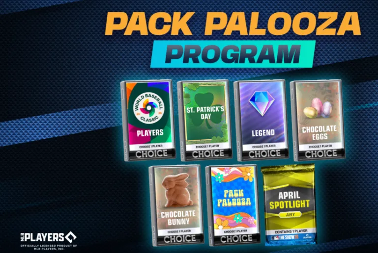 MLB The Show 26 Pack Palooza Program Rewards