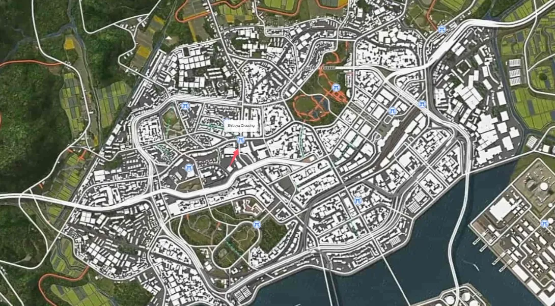 Forza Horizon 6 Shibuya Crossing Map Location