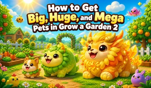 How to Get Big, Huge, and Mega Pets in Grow a Garden 2