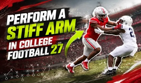 How to Perform a Stiff Arm in College Football 27