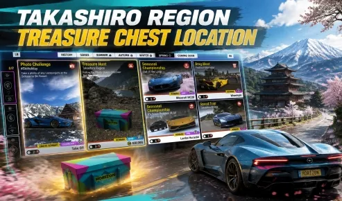 Forza Horizon 6 Takashiro Region Treasure Chest Location Guide