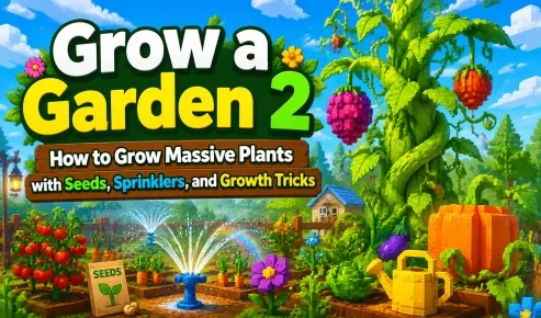 How to Grow Massive Plants with GAG 2 Seeds, Sprinklers, and Growth Tricks
