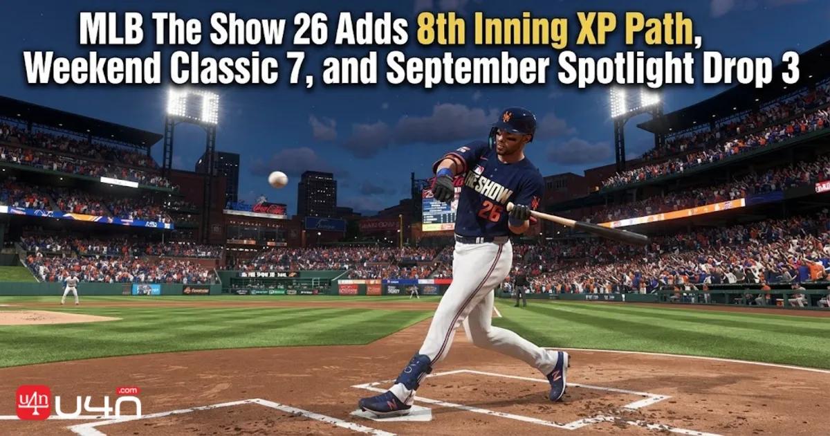 MLB The Show 26 Adds 8th Inning XP Path, Weekend Classic 7, and September Spotlight Drop 3
