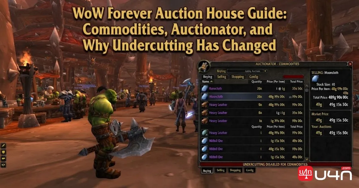 WoW Forever Auction House Guide: Commodities, Auctionator, and Why Undercutting Has Changed