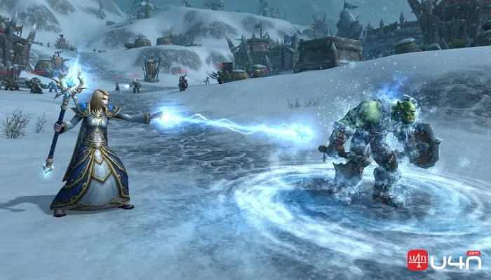 WoW Forever Mage using Frost control against a melee opponent in PvP