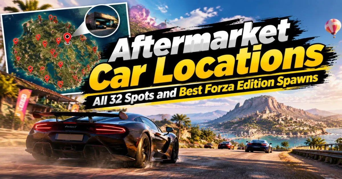 FH6 Aftermarket Car Locations