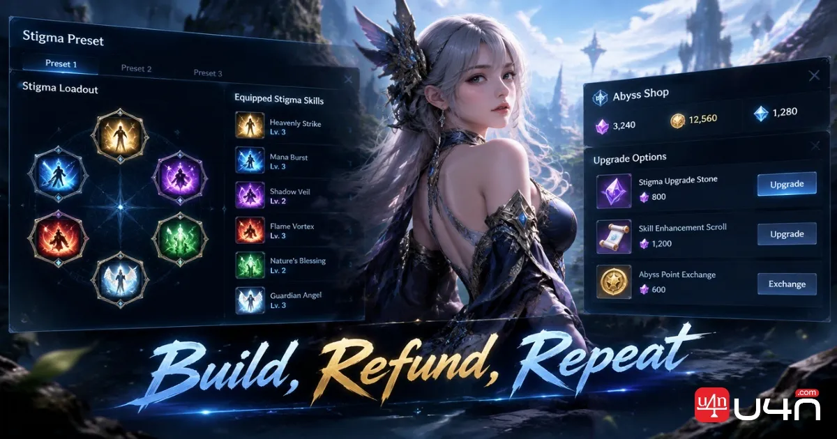 Aion 2 Stigma Build Presets and Abyss Shop