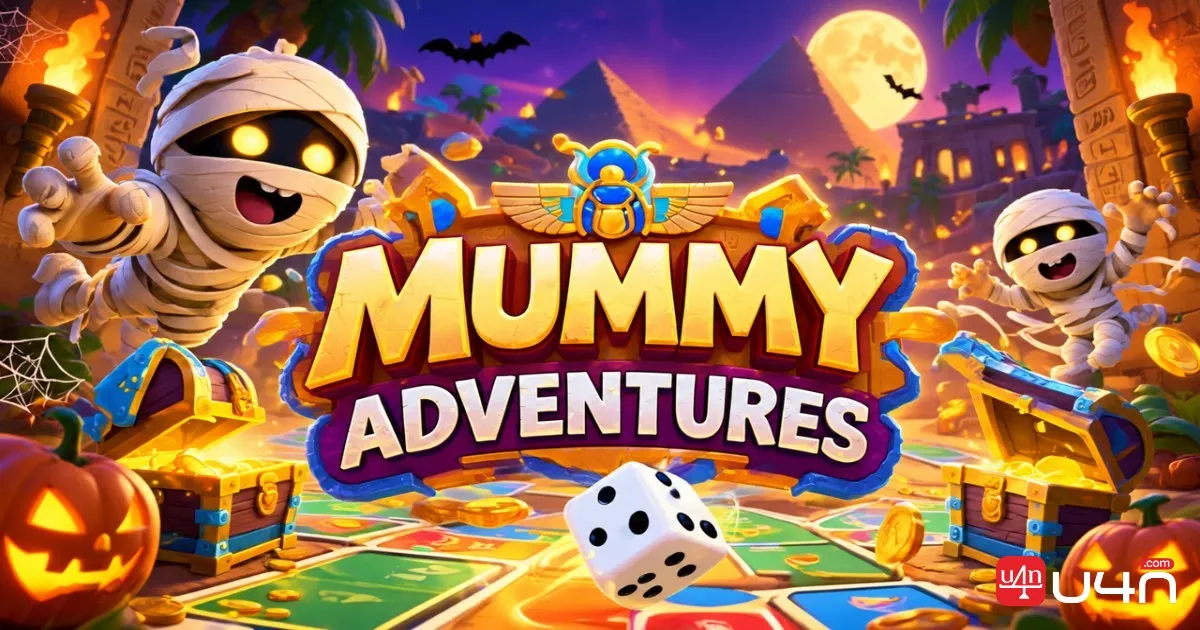 Monopoly GO Mummy Adventures event main visual
