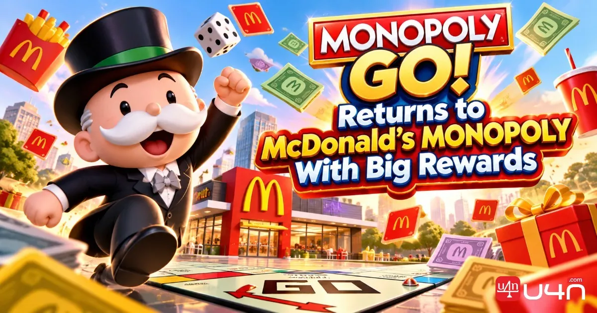 MONOPOLY GO! Returns to McDonald's MONOPOLY With Big Rewards