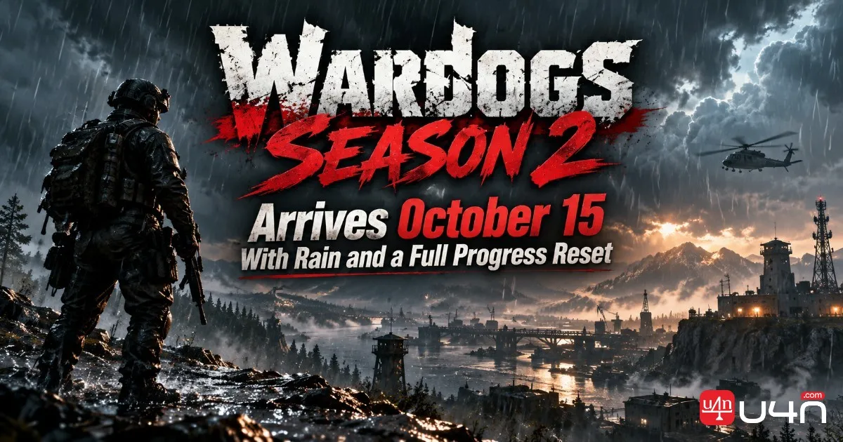 Wardogs Season 2 Arrives October 15 With Rain and a Full Progress Reset