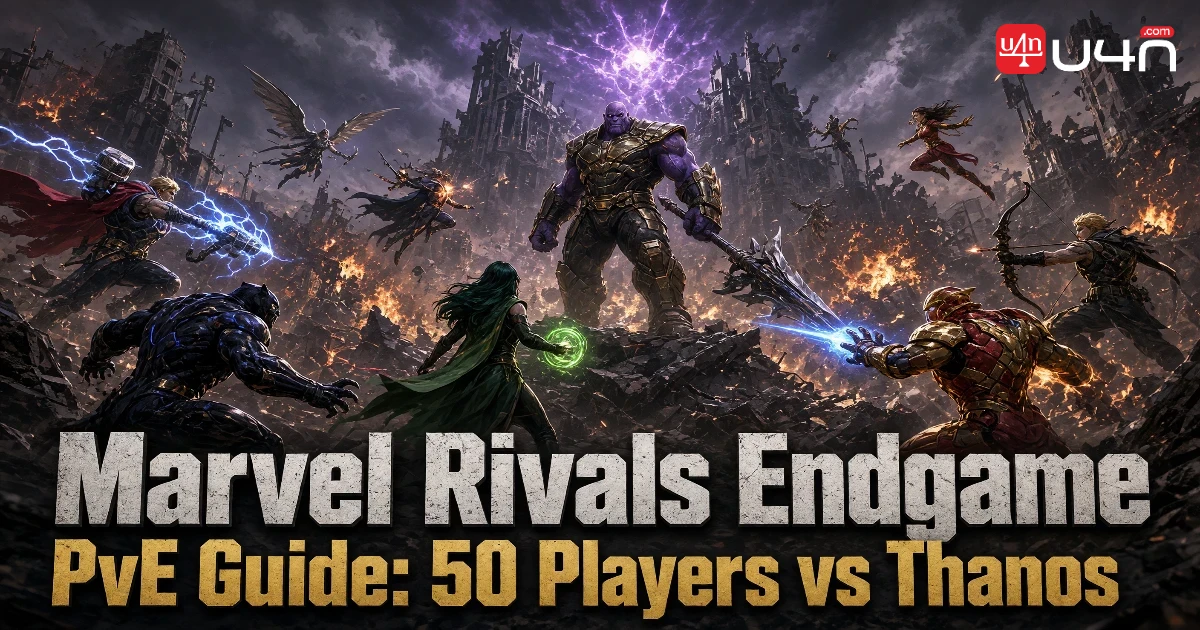 Marvel Rivals Endgame PvE Guide: 50 Players vs Thanos