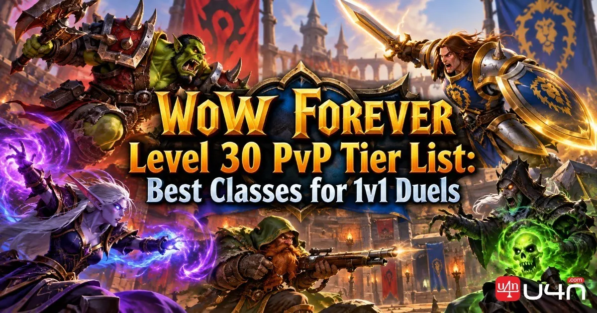 WoW Forever Level 30 PvP Tier List: Best Classes for 1v1 Duels
