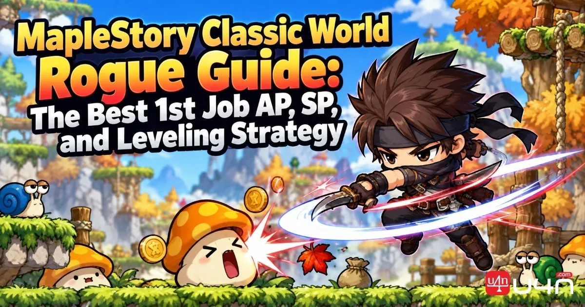 MapleStory Classic World Rogue Guide: The Best 1st Job AP, SP, and Leveling Strategy