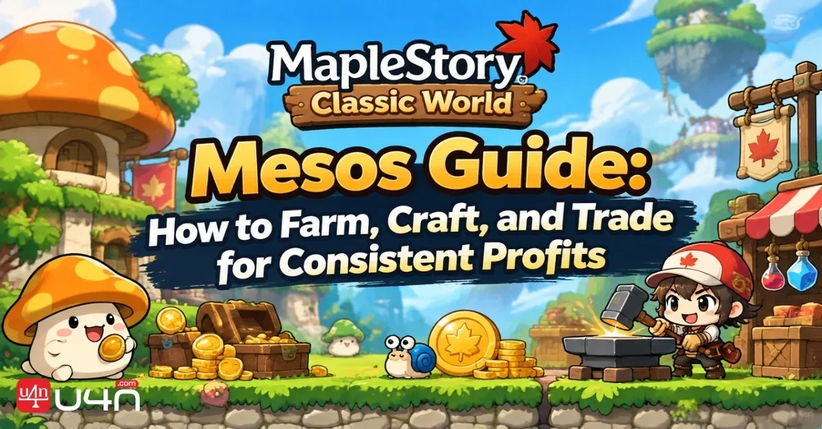 MapleStory Classic World Mesos Guide: How to Farm, Craft, and Trade for Consistent Profits