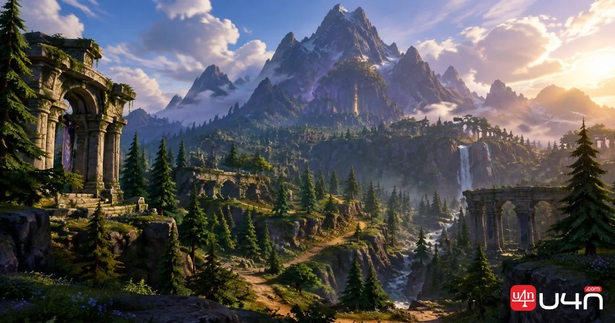 World of Warcraft: Forever exploration across the forests, mountains, and ancient ruins of Azeroth