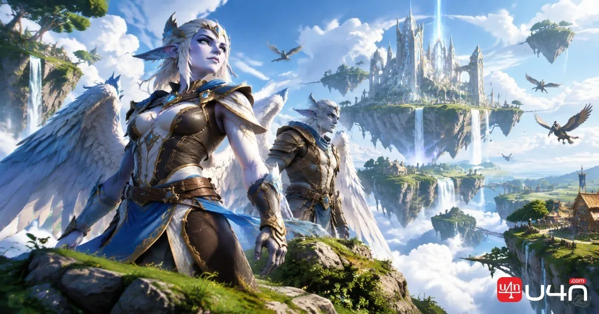 World of Warcraft: Forever landscape showing the atmosphere of Azeroth