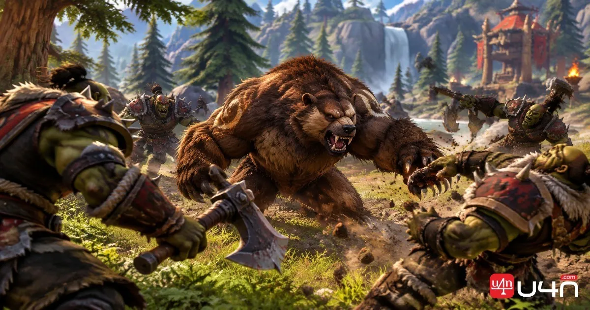 WoW Forever Druid using Bear Form and Cat Form during early leveling