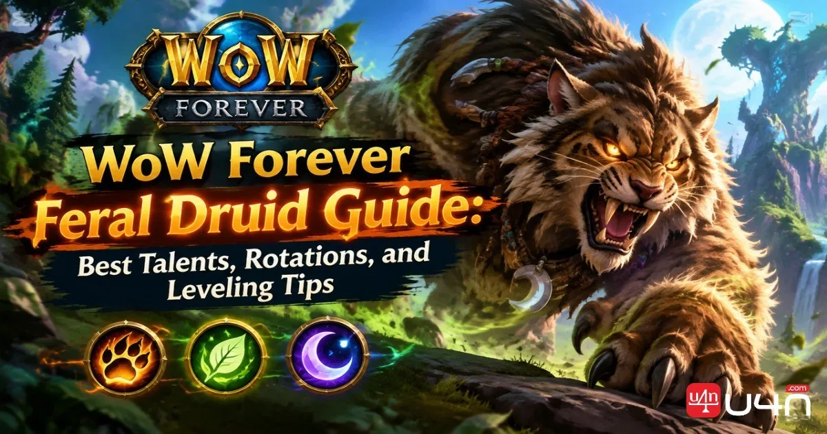 WoW Forever Feral Druid Guide: Best Talents, Rotations, and Leveling Tips