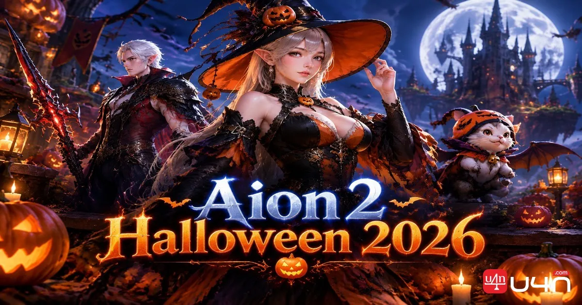 Aion 2 Halloween 2026 seasonal cosmetics and Atelier storefront