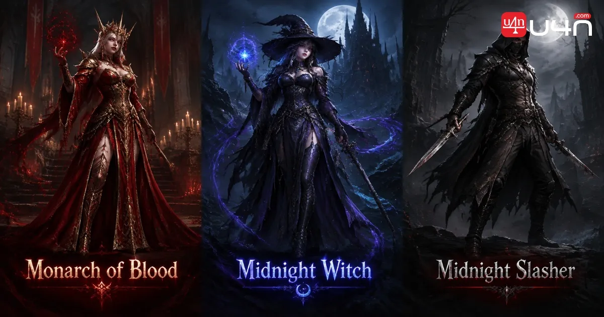Aion 2 Monarch of Blood Midnight Witch and Midnight Slasher Halloween costumes