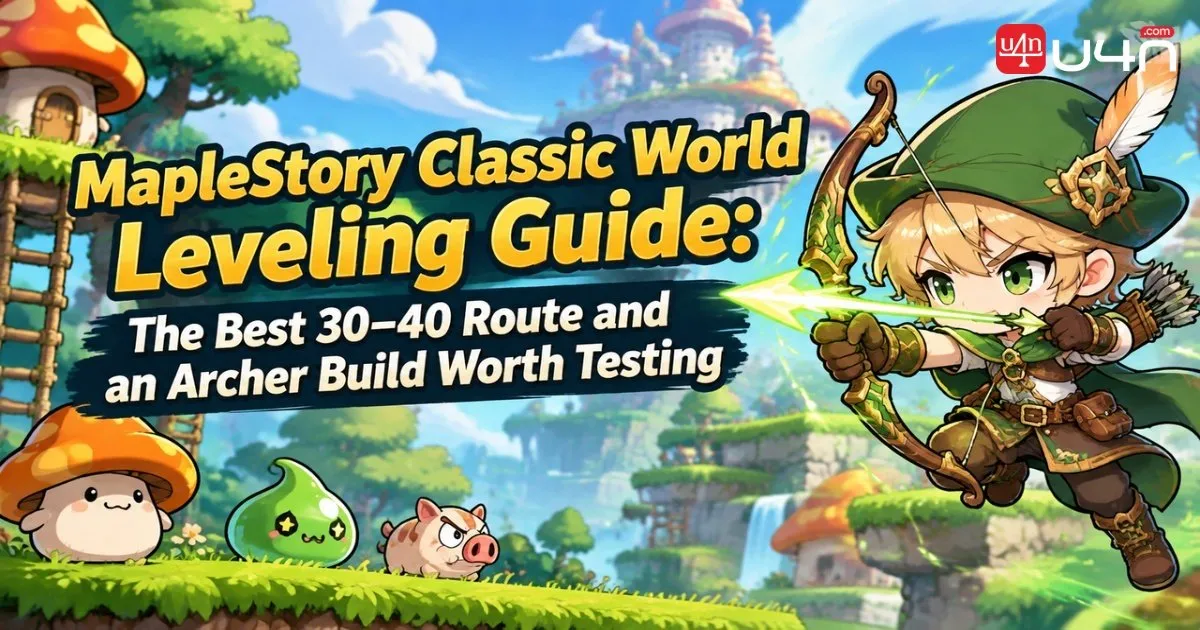 MapleStory Classic World Leveling Guide: The Best 30–40 Route and an Archer Build Worth Testing