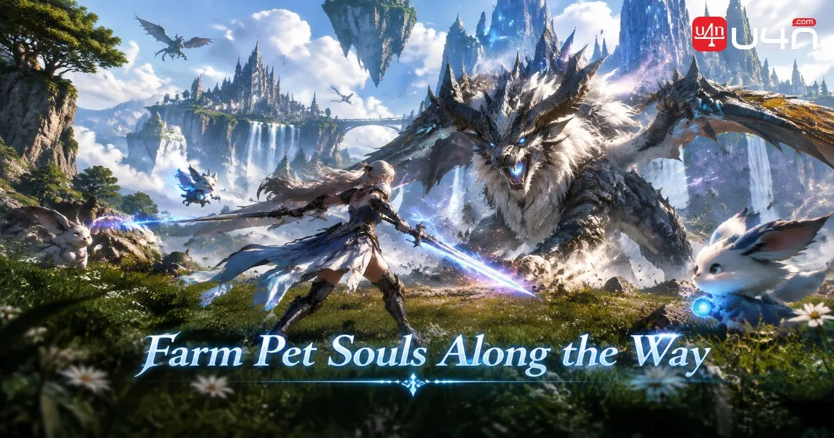 Aion 2 character fighting monsters in the open world to collect pet souls