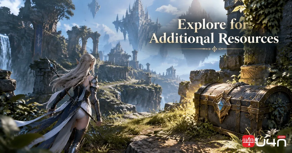 Aion 2 character exploring the world in search of Hidden Cubes and resources