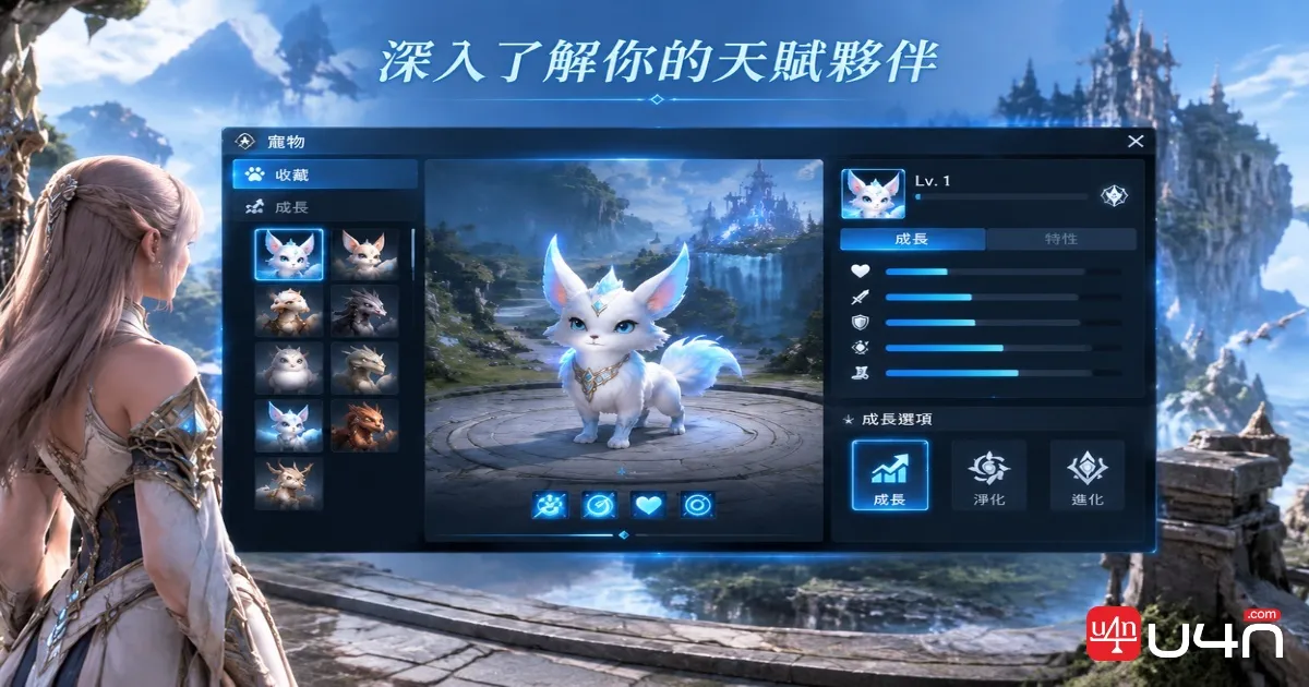 Aion 2 寵物種族洞察系統與寵物養成介面