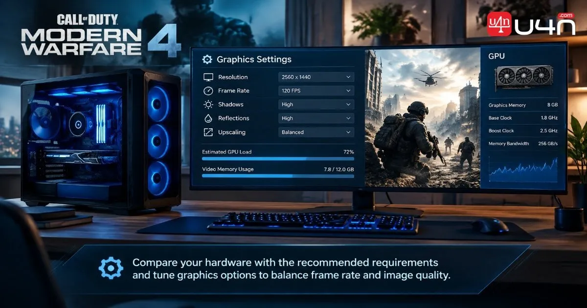 PC graphics settings and performance optimization