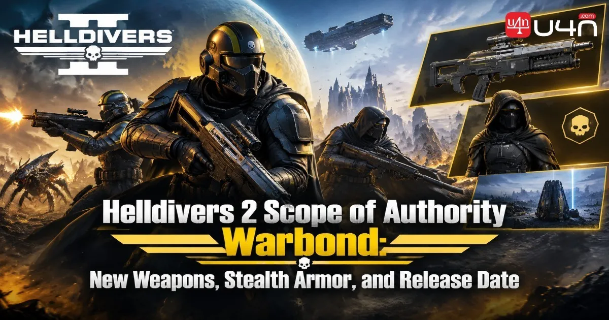 Helldivers 2 Scope of Authority Warbond: New Weapons, Stealth Armor, and Release Date