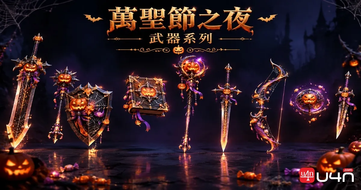 Aion 2 八大職業 Halloween Night 萬聖節武器外觀