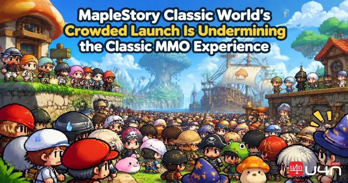 메이플스토리 클래식 월드의 과도한 혼잡이 클래식 MMO 경험을 해치고 있다